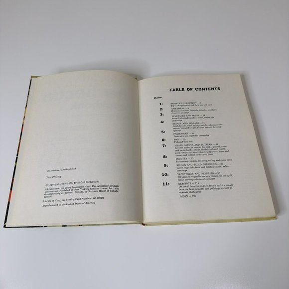 McCall's Barbeque Cookbook (1965, HC) First Printing, 300 Recipes, EX - Picture 4 of 4